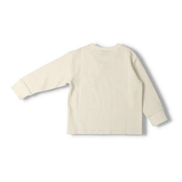 moujonjon JR conventional line train group print fleece sweatshirt