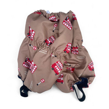 バス柄ベージュ