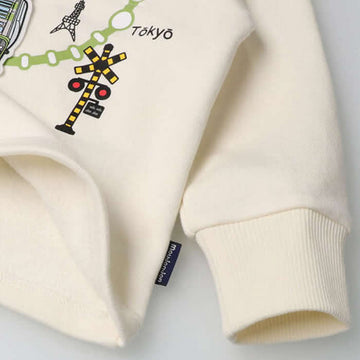 Hungry Heart 山手線電車プリント裏起毛トレーナー