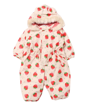 イチゴ柄アイボリー