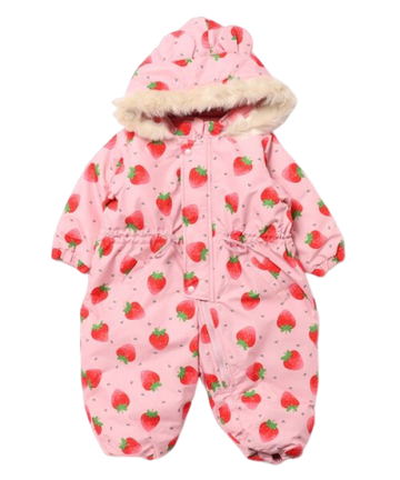 イチゴ柄ピンク