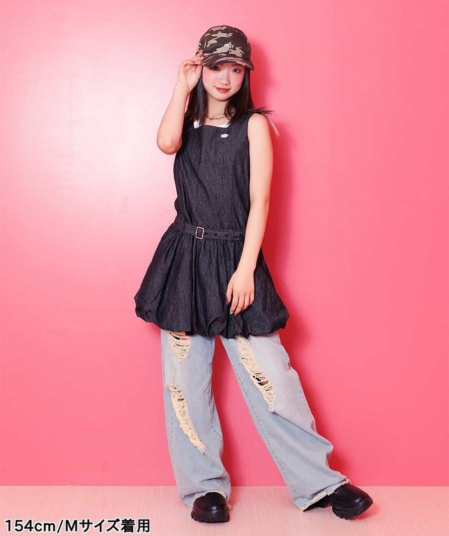 ALGY ダメージデニムパンツ