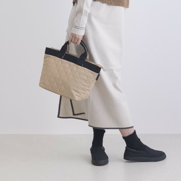 キルティングミニトートバッグ