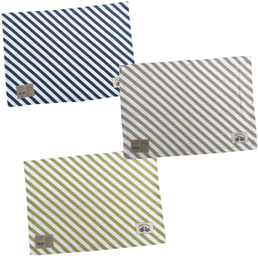 バイアスストライプ ランチマット ランチクロス ランチョンマット