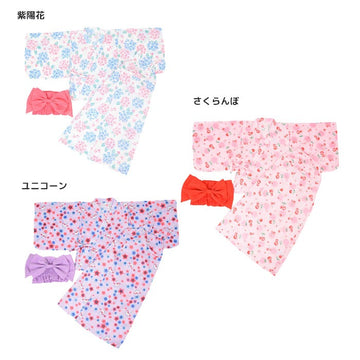 浴衣 子供 キッズ セパレート 浴衣ワンピース