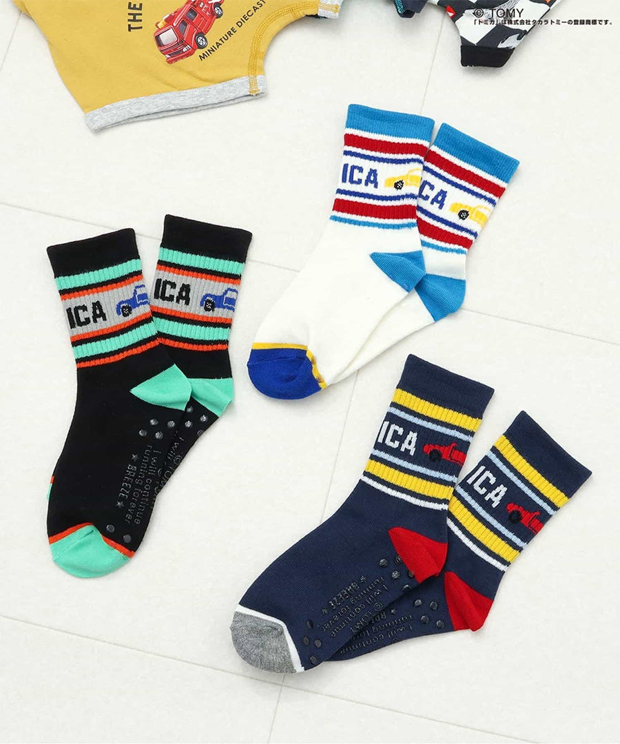 F.O.KID'S TOMICA×BREEZE 3柄ソックス