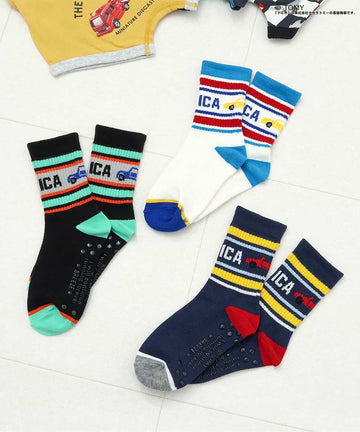 F.O.KID'S TOMICA×BREEZE 3柄ソックス