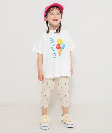 BREEZE DAISUKI総柄ライトパンツ 7分丈