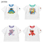 BREEZE セサミストリート リンガーTシャツ