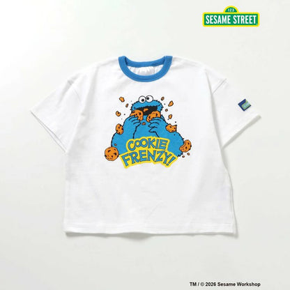 BREEZE セサミストリート リンガーTシャツ