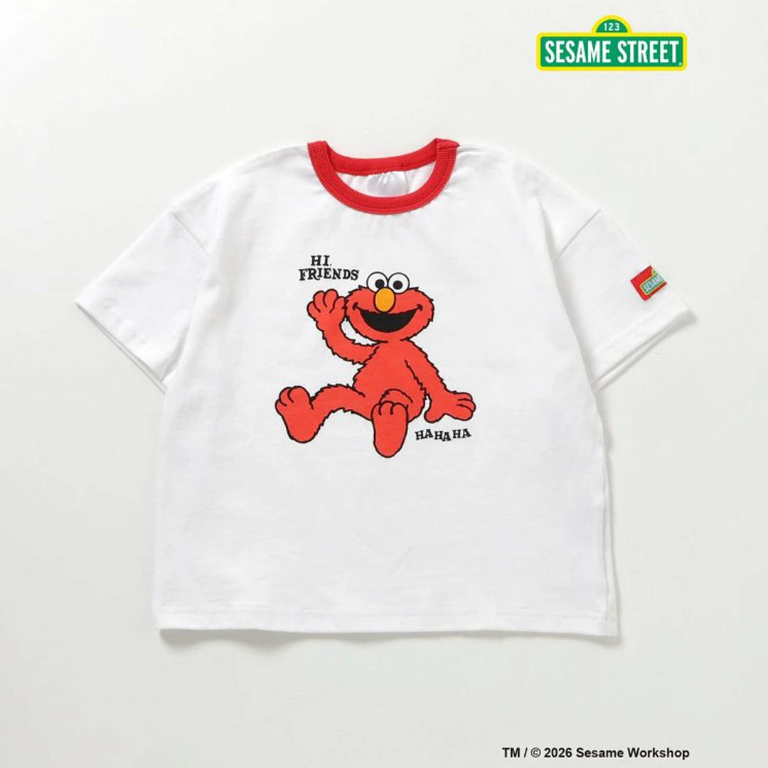 BREEZE セサミストリート リンガーTシャツ