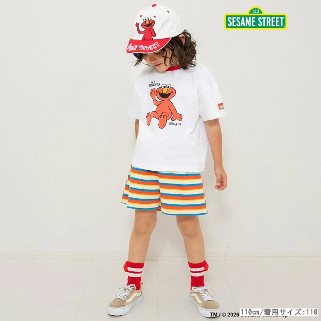 BREEZE セサミストリート リンガーTシャツ