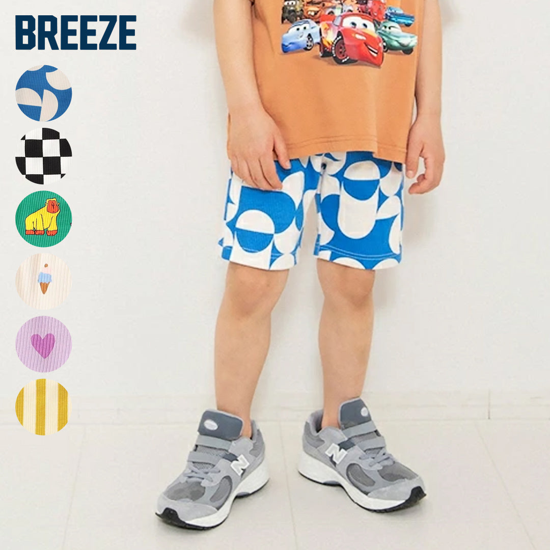 BREEZE DAISUKI総柄ライトハーフパンツ 5分丈