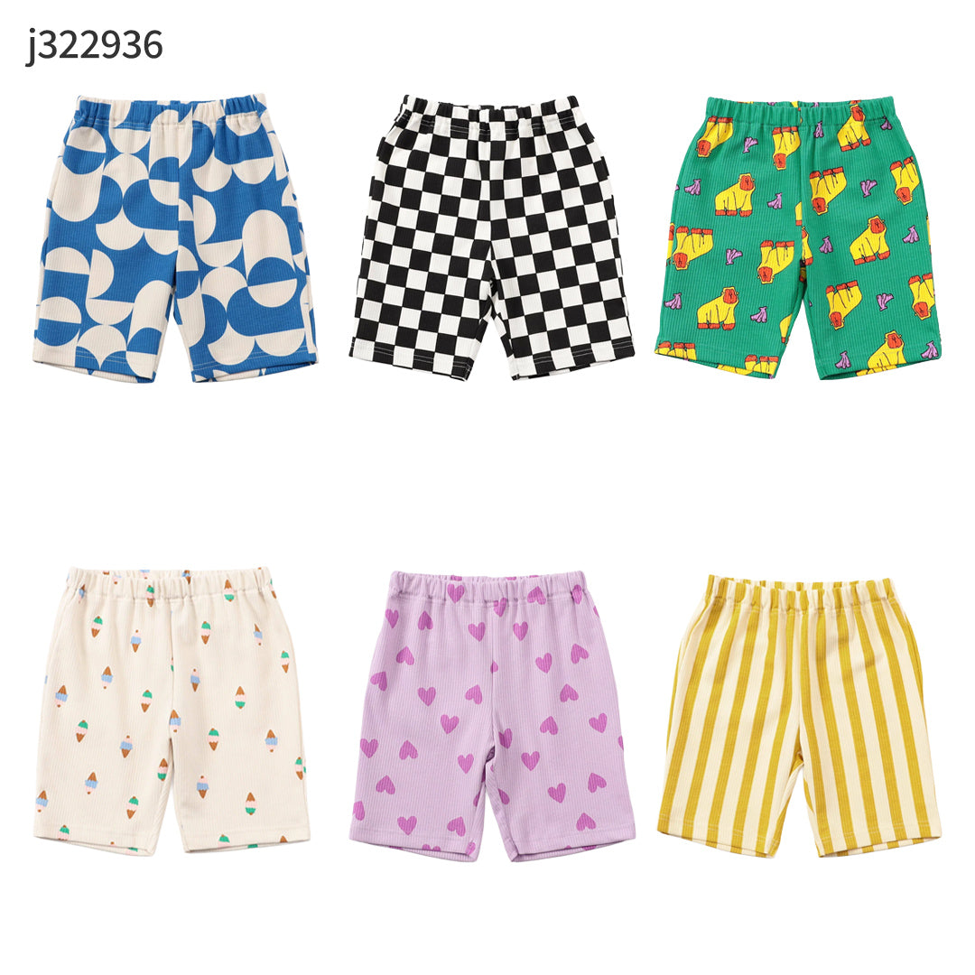 BREEZE DAISUKI総柄ライトハーフパンツ 5分丈