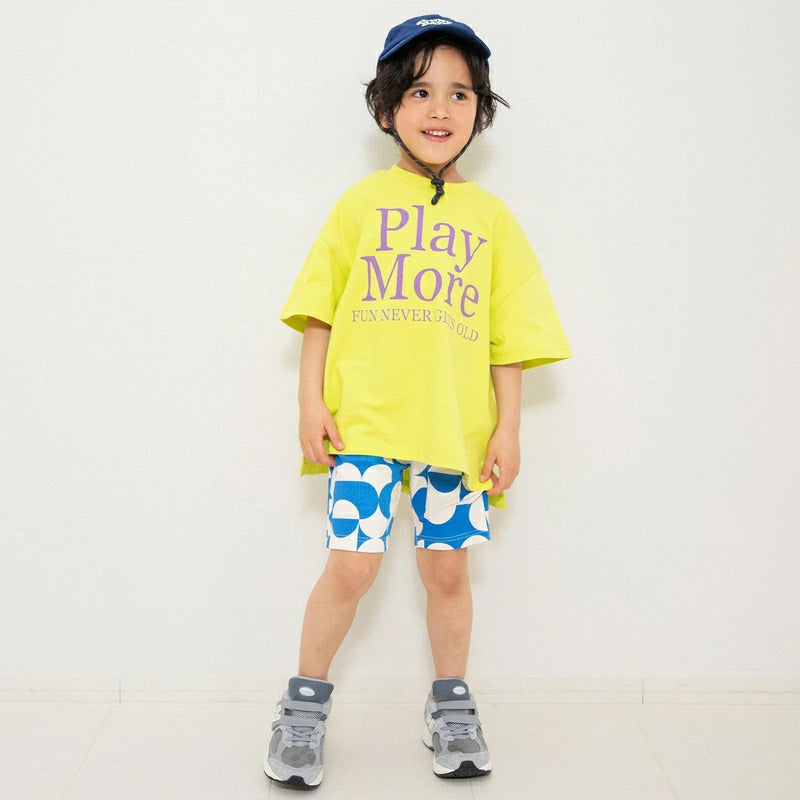 BREEZE DAISUKI総柄ライトハーフパンツ 5分丈