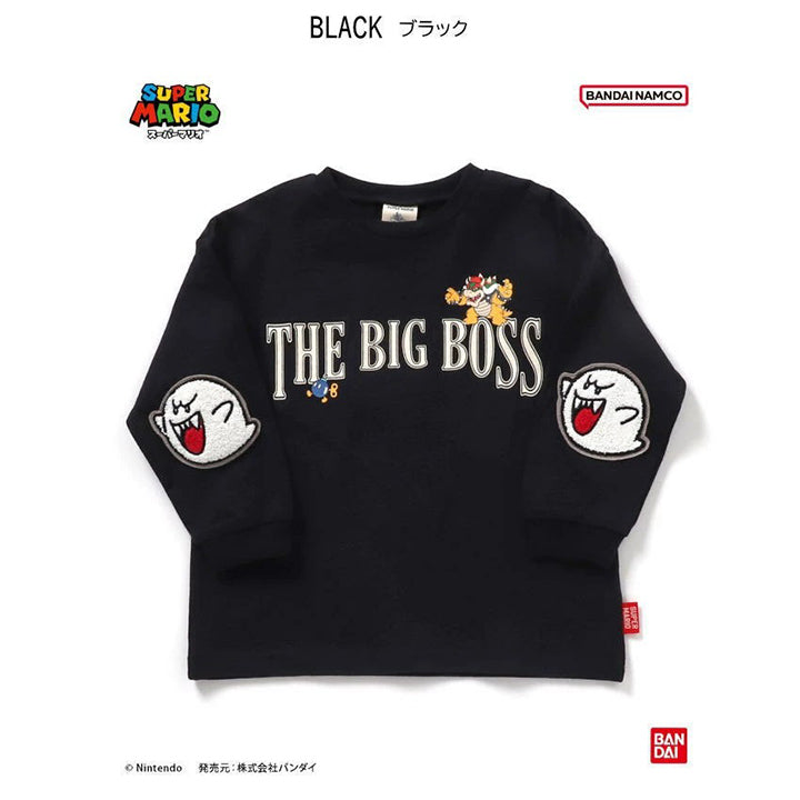 BREEZE　スーパーマリオ エルボーパッチ Tシャツ