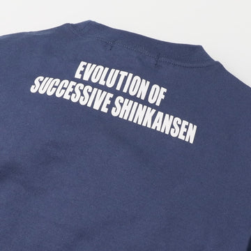 JR歴代新幹線電車プリント半袖Tシャツ