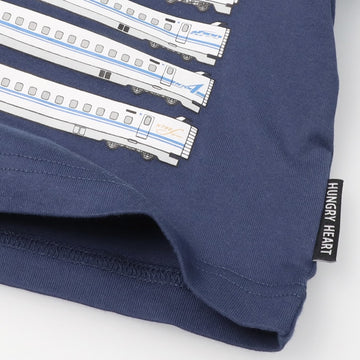 JR歴代新幹線電車プリント半袖Tシャツ
