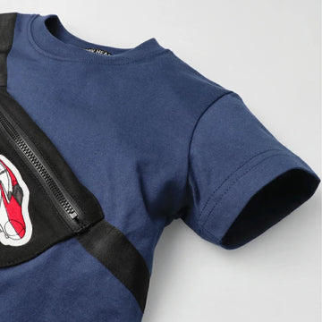 Hungry Heart JR新幹線電車ワッペン付バッグ付き半袖Ｔシャツ