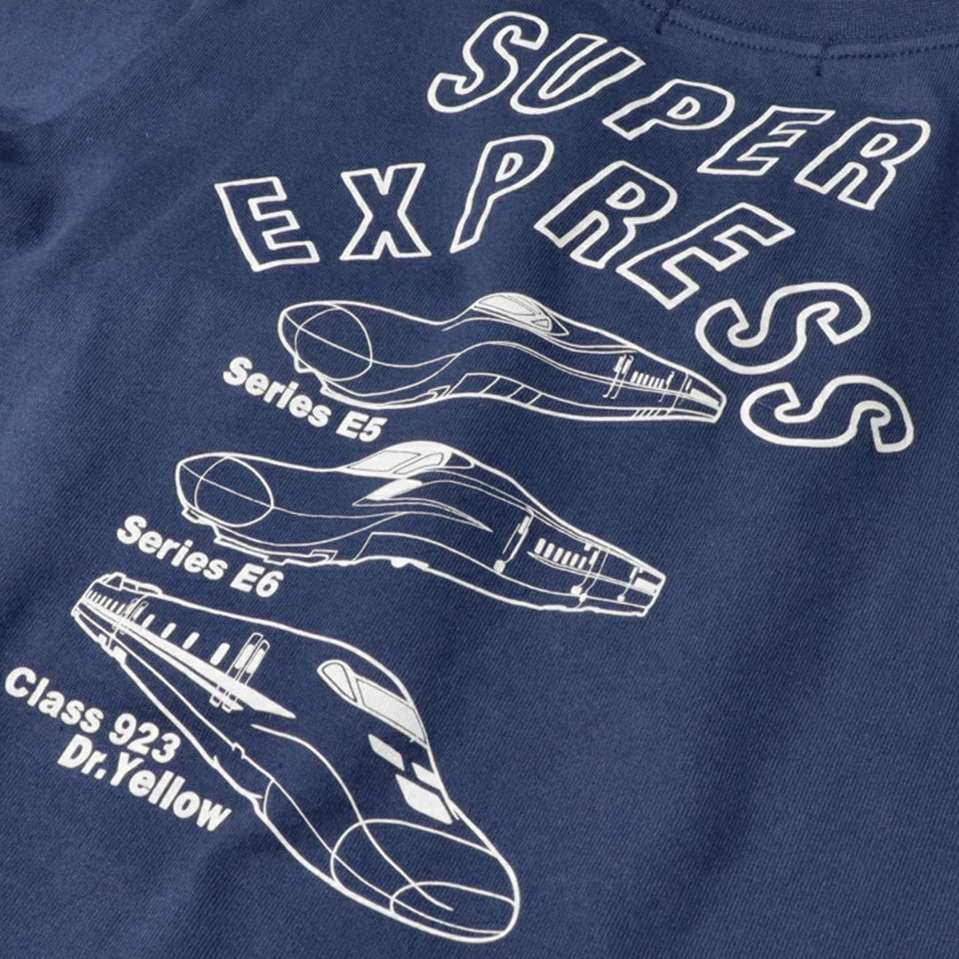 Hungry Heart JR新幹線電車ワッペン付バッグ付き半袖Ｔシャツ