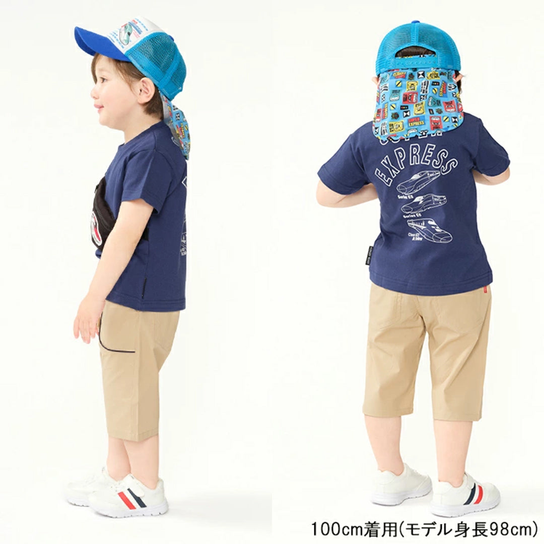 Hungry Heart JR新幹線電車ワッペン付バッグ付き半袖Ｔシャツ