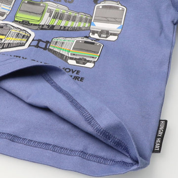 JR在来線電車プリント半袖Tシャツ