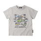 JR conventional line train print short sleeve T-shirt