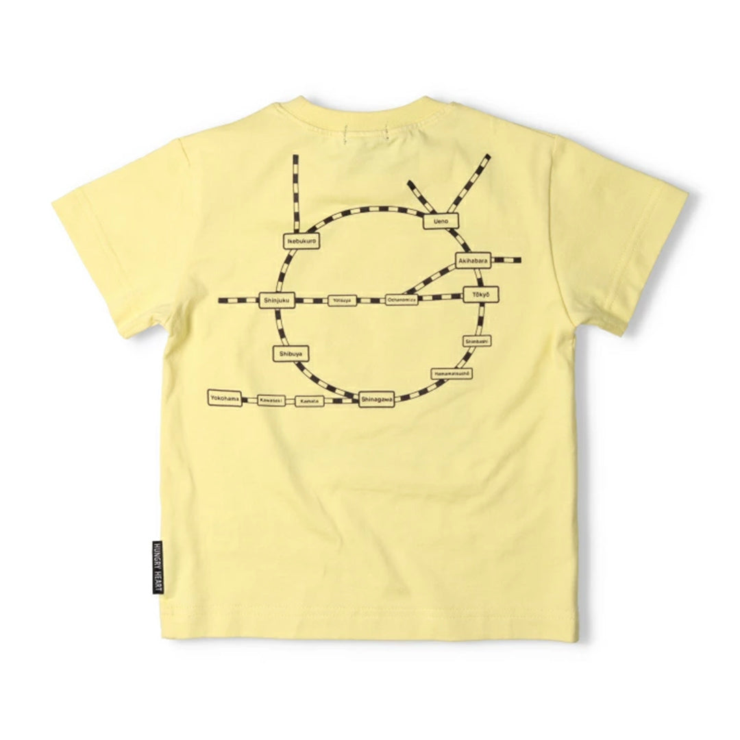 Hungry Heart JR在来線電車アップリケ半袖Ｔシャツ