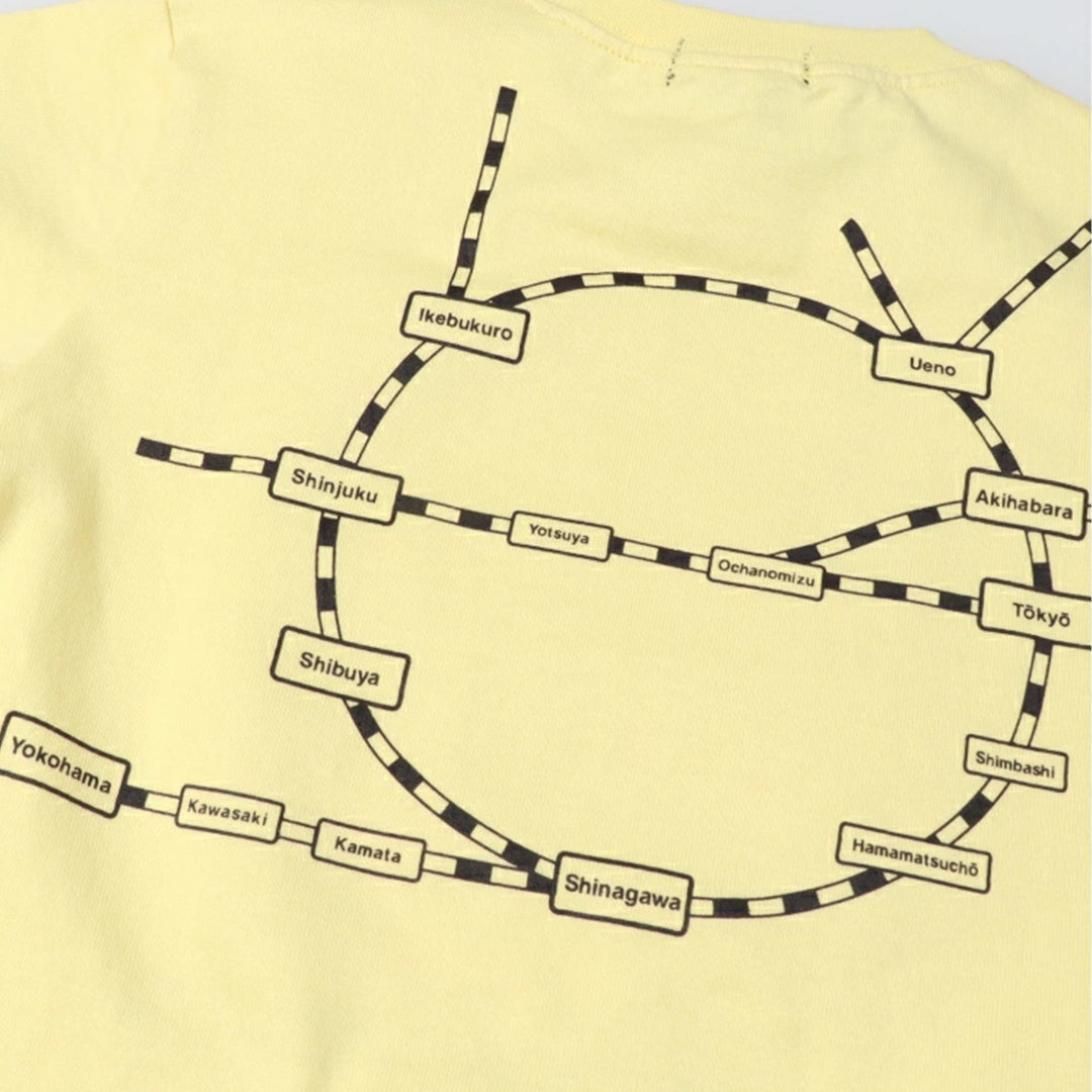 Hungry Heart JR在来線電車アップリケ半袖Ｔシャツ