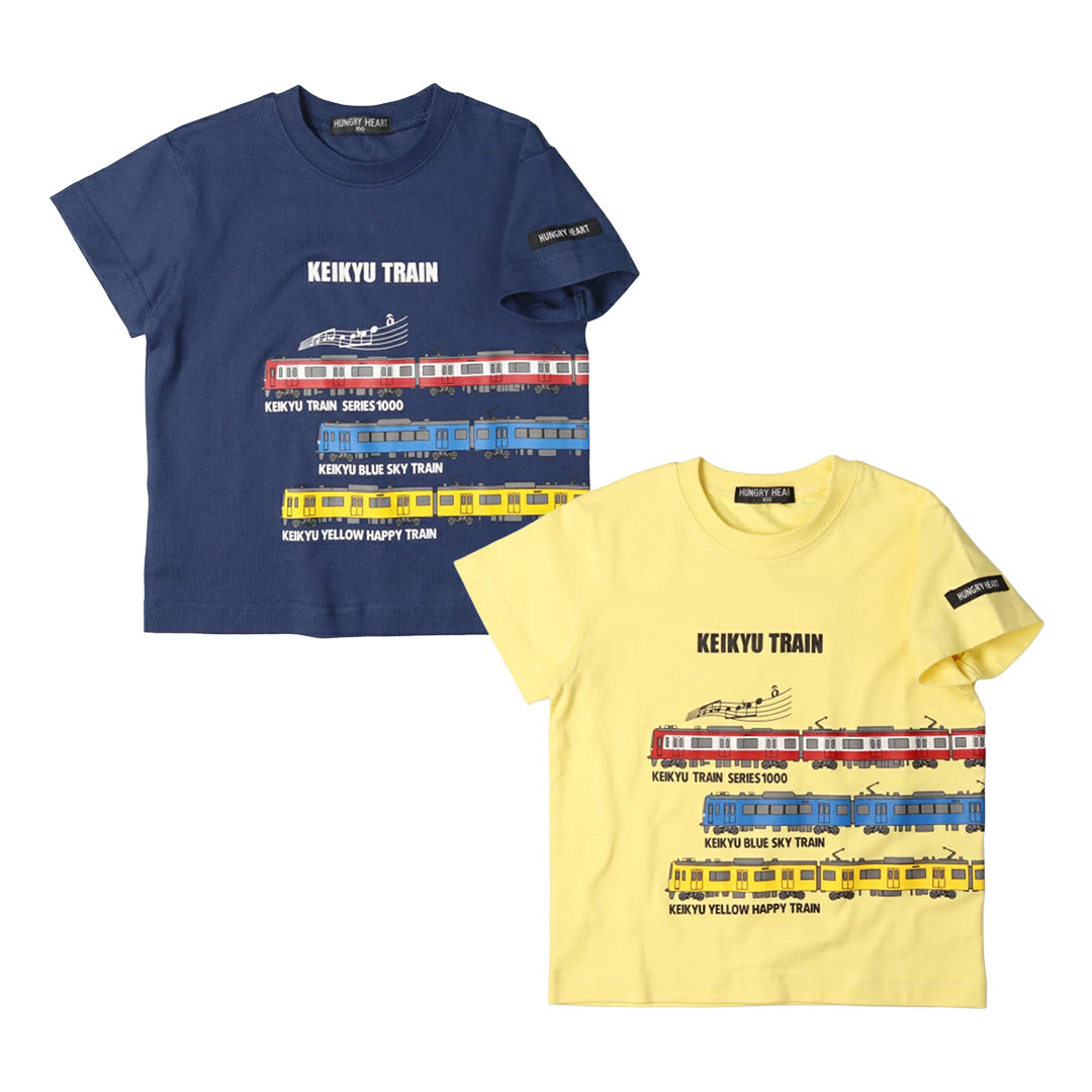 Hungry Heart 京急電鉄電車プリント半袖Ｔシャツ