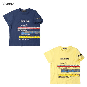 Hungry Heart 京急電鉄電車プリント半袖Ｔシャツ