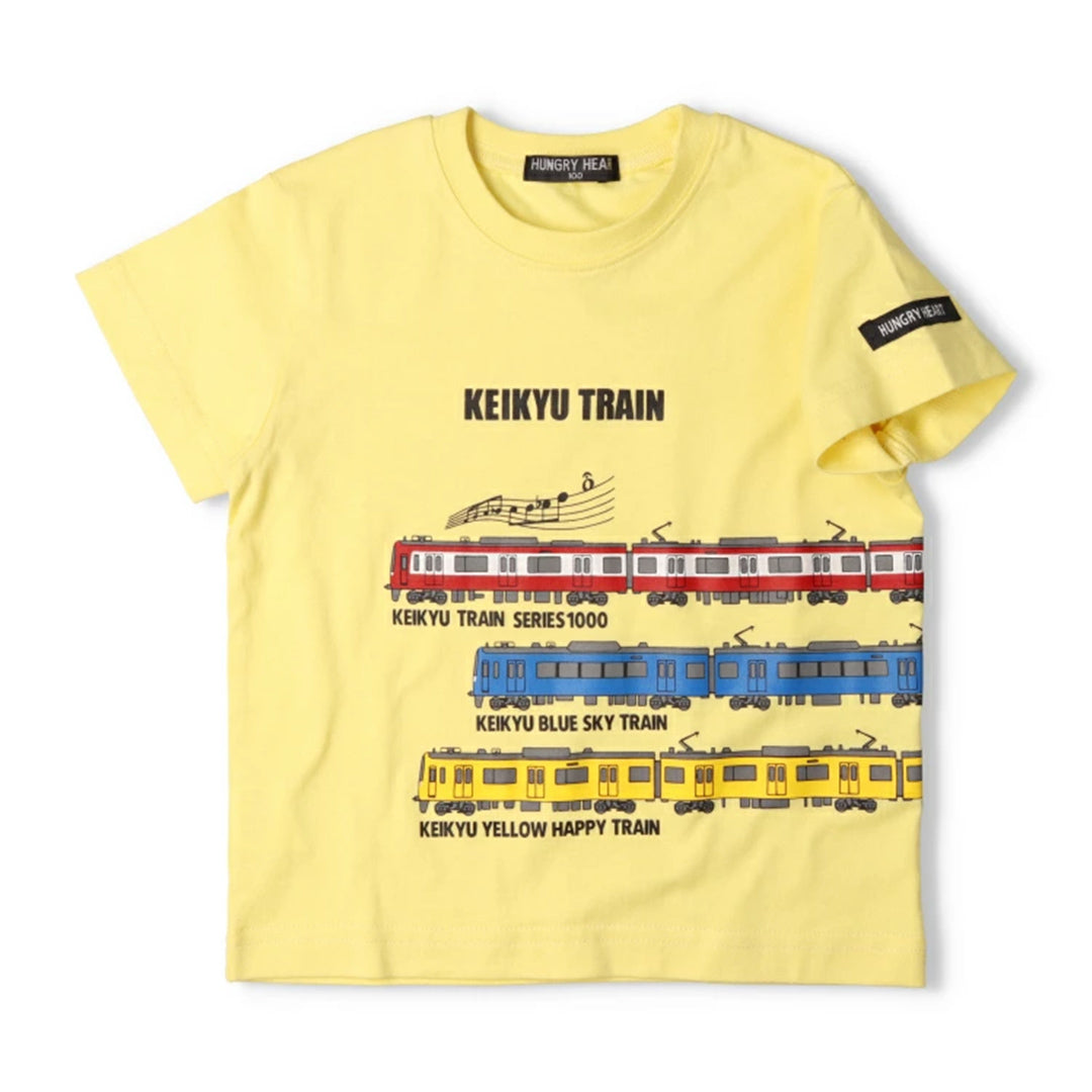 Hungry Heart 京急電鉄電車プリント半袖Ｔシャツ
