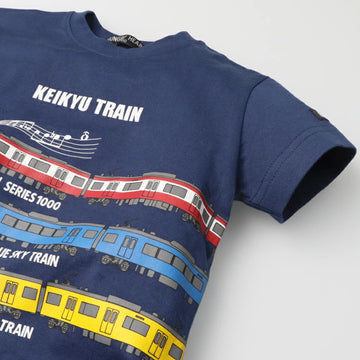 Hungry Heart 京急電鉄電車プリント半袖Ｔシャツ