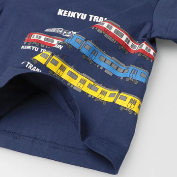 Hungry Heart 京急電鉄電車プリント半袖Ｔシャツ