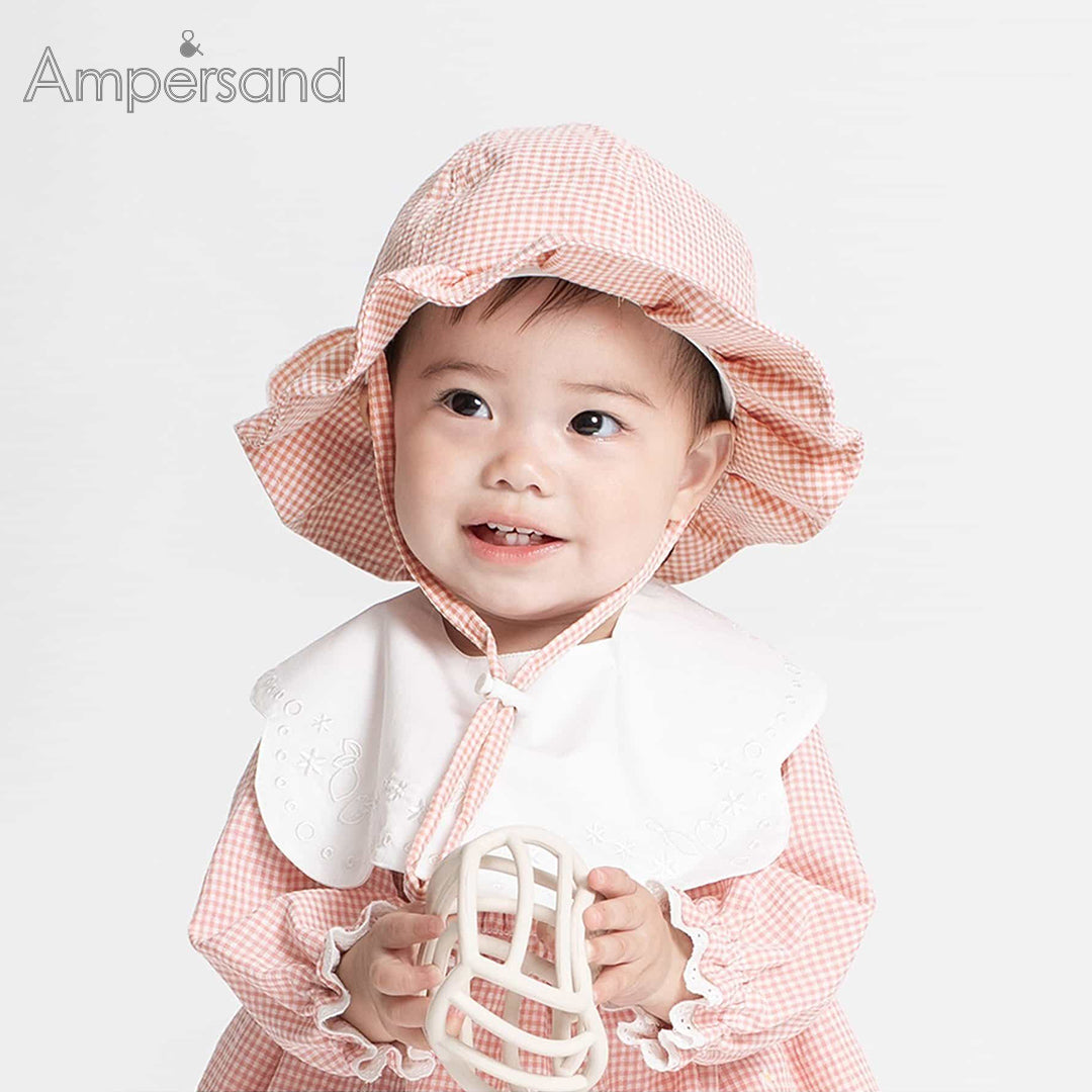 Ampersand フルーツワンポイント刺しゅう日よけベビーハット