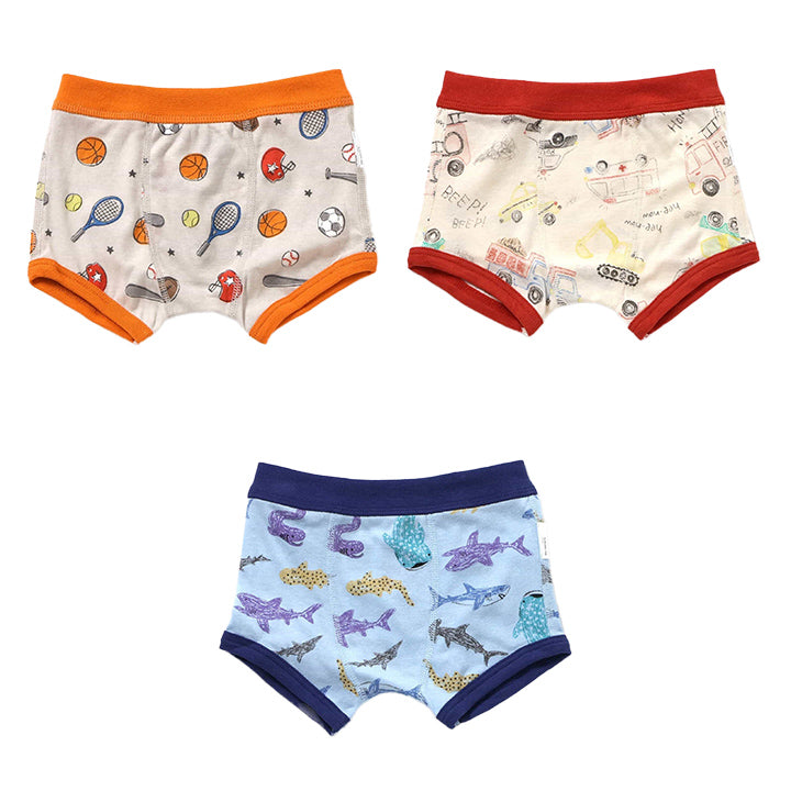 Ampersand アンパサンド 3P対象 男児 バラエティボクサーパンツA