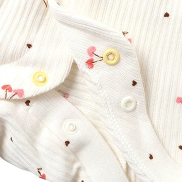 Ampersand チェリー柄　カバーオール