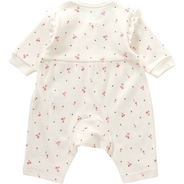 Ampersand チェリー柄　カバーオール