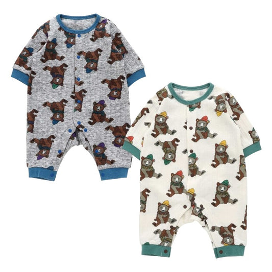 Ampersand Knitted Quilted Bear Coverall