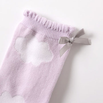 ampersand 総柄シアーソックス