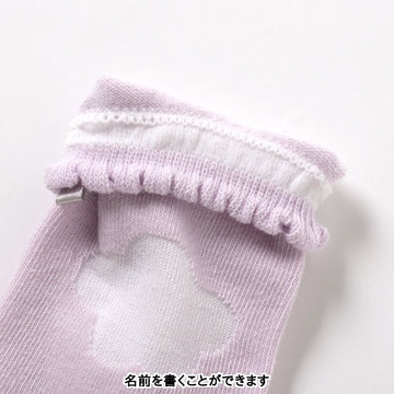 ampersand 総柄シアーソックス