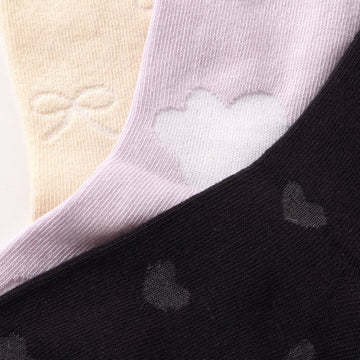 ampersand 総柄シアーソックス