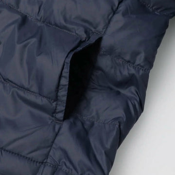 moujonjon ナイロンタフタ無地ダウンジャケット 収納袋付き