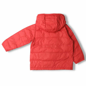 moujonjon ナイロンタフタ無地ダウンジャケット 収納袋付き