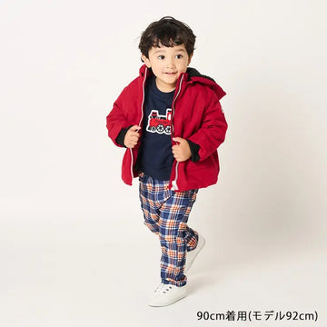 moujonjon 防風・撥水中綿入りフード付きジャケット