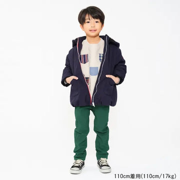 moujonjon 防風・撥水中綿入りフード付きジャケット