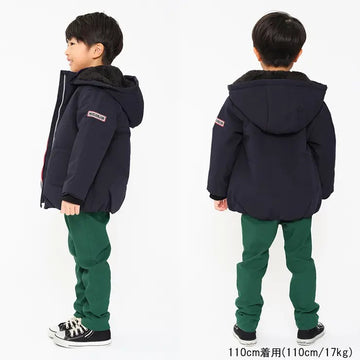 moujonjon 防風・撥水中綿入りフード付きジャケット