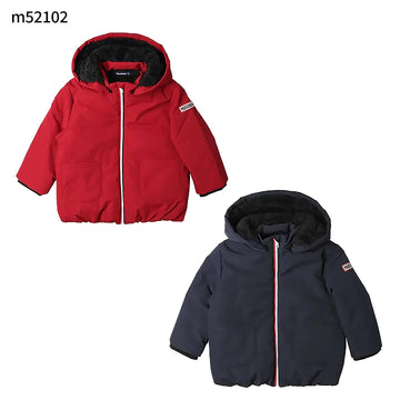 moujonjon 防風・撥水中綿入りフード付きジャケット