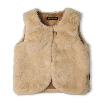 moujonjon フェイクファーベスト