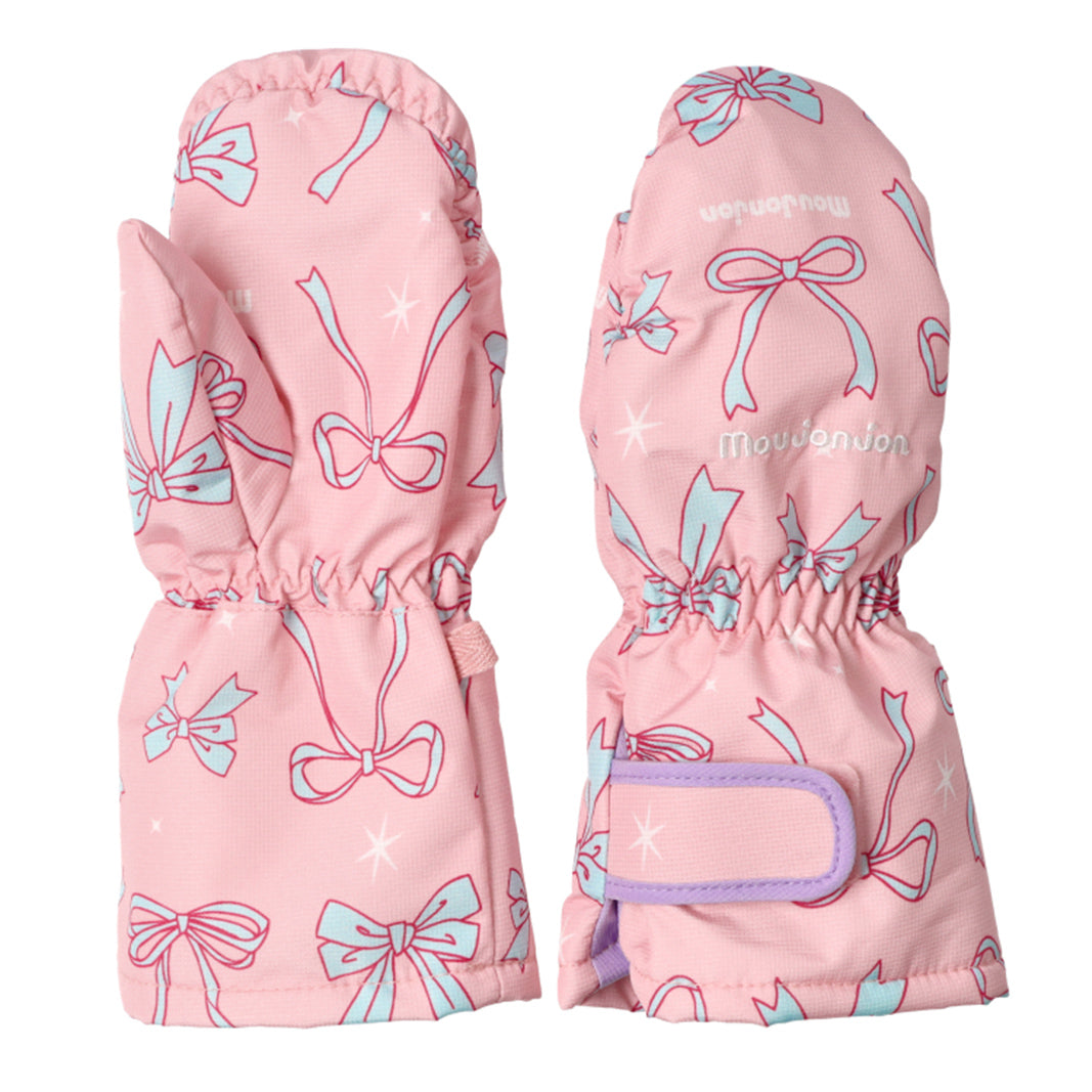 moujonjon ハート・リボン総柄スノーグローブ